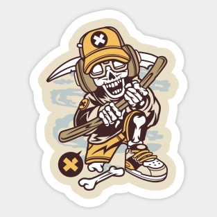 Hip hop reaper Sticker